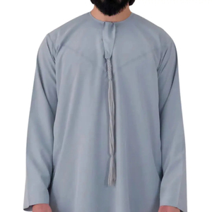 Haute qualité, meilleur design, uniforme thobe musulman pour hommes, thobe grande taille musulman bon marché pour hommes en vente - Product Image 5