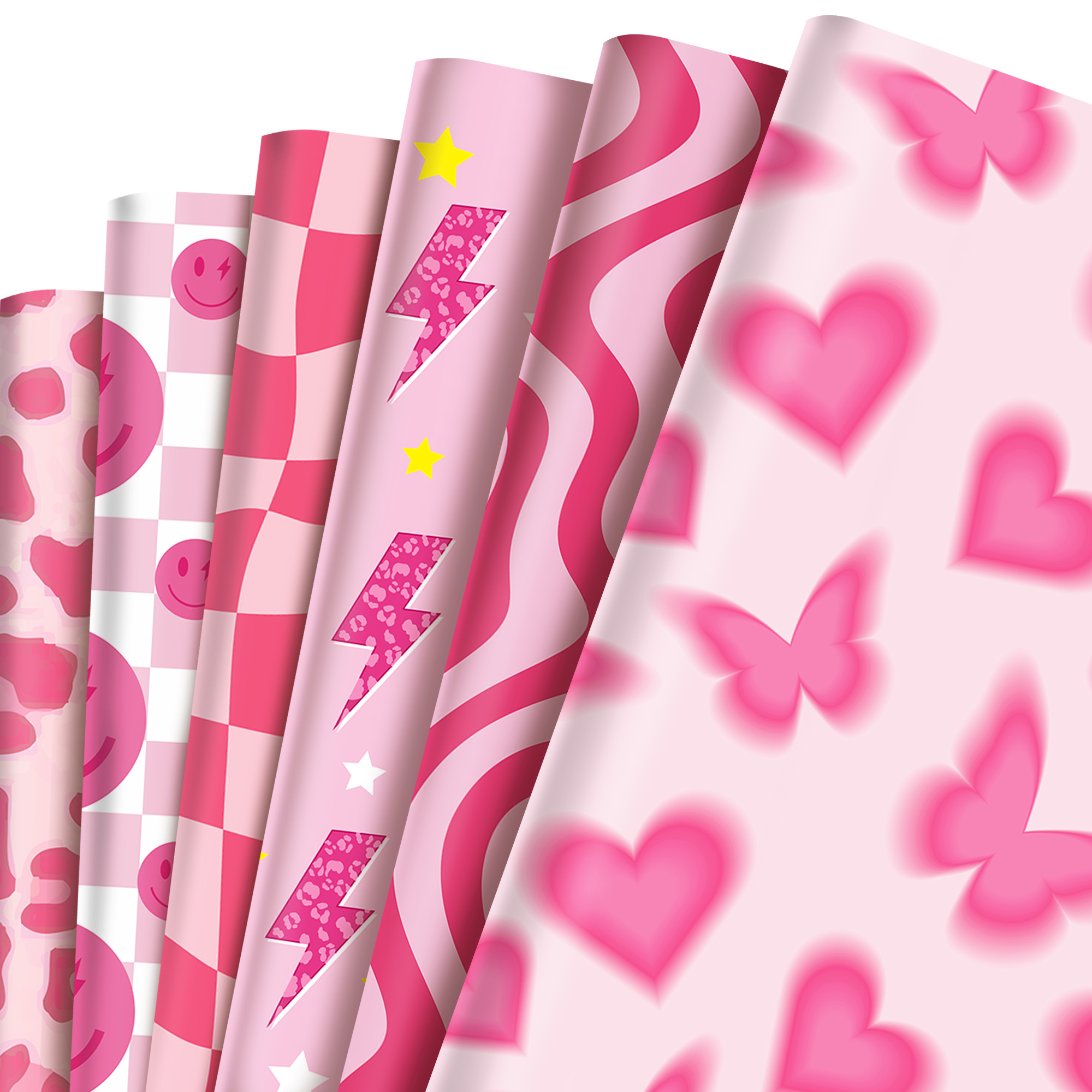 2 Sheets 2 Gift Tags 16th Birthday Multi Colour Hearts Pink - View #11