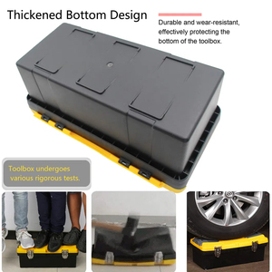 Caja de Herramientas con Bandeja Extraíble de Acero Inoxidable, Doble Cierre Seguro, Realmente Resistente y a Bajo Precio - Product Image 3