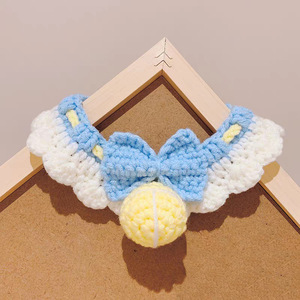 Bufandas y baberos para mascotas, collares tejidos, juguetes de peluche, gatos British Shorthair azules y blancos, osos de peluche, Bichon Frise, Corgi, fotos - Product Image 1