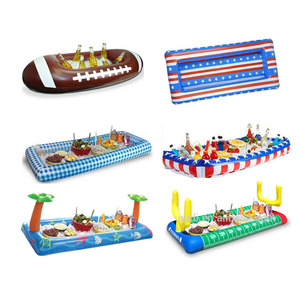 พองฟุต<span class=keywords><strong>บอล</strong></span>อาหารเครื่องดื่มตารางเย็นที่ให้บริการถาดลอยบุฟเฟ่ต์คูลเลอร์พองสลัดบาร์ - Product Image 4