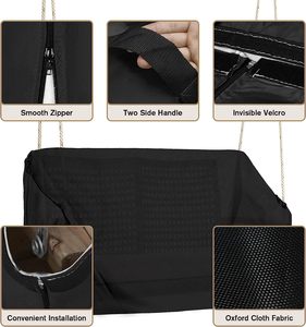 Housse de balançoire suspendue pour porche Housse de balançoire suspendue extérieure étanche Housses de balançoire protégées pour meubles d'extérieur - Product Image 3