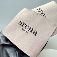 Etiquettes thermocollantes en tissu doux avec logo personnalisé pour vêtements Étiquettes populaires de vêtements tissés blancs droits