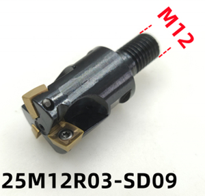 SDMT09T307チタン合金高速フィードインサート高効率ラフカッターMKM113航空用ロッキングフライスカッター - Product Image 4