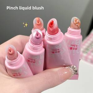 Nouveau gros pincement liquide Rouge beauté Blush couleur unique lèvres et joue double usage formule liquide naturelle pas de tests sur les animaux - Product Image 2