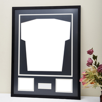Grande taille 60x90cm cintre mural Option maillot cadre d'affichage étui pour Baseball Basketball Football Sport chemise