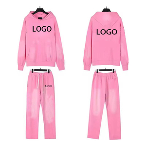 Conjunto <span class=keywords><strong>de</strong></span> Sudadera con Capucha y Pantalones <span class=keywords><strong>de</strong></span> Chándal Retro Holgado con Estampado <span class=keywords><strong>de</strong></span> Letras Estilo Urbano Europeo-Americano para Hombre - Novedad <span class=keywords><strong>de</strong></span> Invierno - Product Image 2