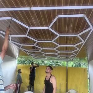 Lumières hexagonales à led pour plafond de <span class=keywords><strong>garage</strong></span> Lampe de détail <span class=keywords><strong>automobile</strong></span> en nid d'abeille Lumière hexagonale à led - Product Image 4