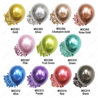 Ballons en latex de haute qualité de 12 pouces et 18 pouces, globos cromados, métalliques, chrome, personnalisés, pour la fête du Nouvel An, décoration de fête d'anniversaire