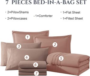 Set Copripiumino Queen Size Personalizzato, Set Biancheria da Letto 7 Pezzi per Tutte le Stagioni, Piumini Soffici e Caldi in Confezione - Product Image 4
