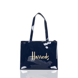กระเป๋าโท้ท Harrod วินเทจปรับแต่งได้ พร้อมลายพิมพ์กระจกเงาแฟชั่น กันน้ำ ทำจาก PVC พร้อมหูหิ้วและโลโก้ส่วนตัว - Product Image 4