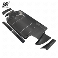 Difusor Trasero de Fibra de Carbono Yuhang EVO 9 para Mitsubishi Lancer 1985-1989, Alta Calidad, 100% Compatible, Fácil Instalación