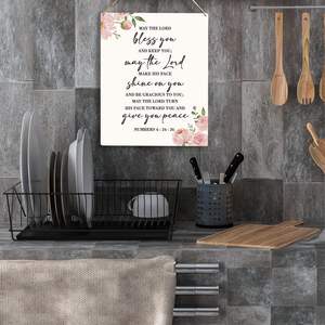 ป้ายไม้แขวนผนังข้อพระคัมภีร์สร้างแรงบันดาลใจ - ของขวัญทางศาสนาสำหรับตกแต่งผนังบ้าน - Product Image 4