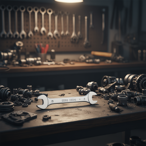 Llave de boca abierta 252 N de 10 mm, herramienta métrica de acero para reparación mecánica - Product Image 3