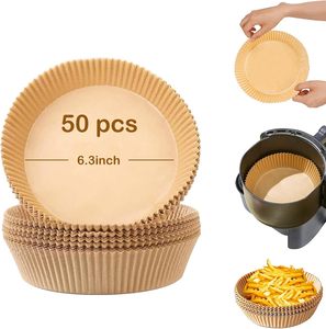 Papier sulfurisé pour friteuse à air, idéal pour la cuisson des aliments surgelés, de la viande, du poulet, des pizzas et des pâtisseries - Product Image 1