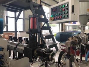 Mesin ekstrusi plastik Jwell PVC penutup bentuk u ekstrusi <span class=keywords><strong>t</strong></span>-slot plastik untuk profil aluminium