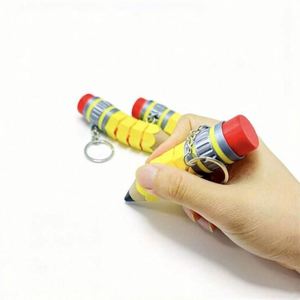 Porte-clés en forme de crayon imprimé en 3D, capuchon de clavier sensoriel anti-stress, cadeau fantaisie pour la rentrée scolaire pour étudiants et adolescents - Product Image 3