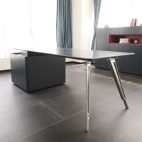Fashion Design Mdf Executive Office Desk Director mobili per ufficio Boss Manager Office Desk Manager tavolo da lavoro moderno in legno