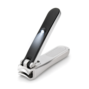 Coupe-ongles LED Blackan en acier inoxydable, tête ronde, mâchoires larges, éclairé, pour doigts - Product Image 3