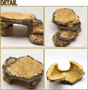 Plateforme de bain en résine moderne de petite taille, fabriquée en Chine, <span class=keywords><strong>d</strong></span>écorations <span class=keywords><strong>d</strong></span>'<span class=keywords><strong>aquarium</strong></span> pour poissons, économie <span class=keywords><strong>d</strong></span>'énergie, 5L - Product Image 2