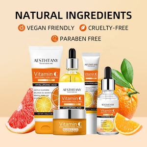 Bộ chăm sóc da hàng ngày AESTHTANY Vitamin C, chiết xuất thực vật chống oxy hóa, làm sáng da, cải thiện tông màu da, kiểm soát dầu, phù hợp với mọi loại da, sản xuất theo đơn đặt hàng (OEM) - Product Image 5
