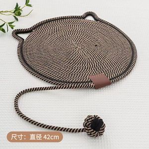 Cat Sleeping Mat <b>Scratching</b> <b>Pad</b> Woven Cotton Rope Durable Cat Toy Multi Function For Cats - Product Image 3