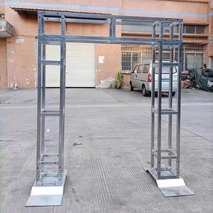 Base de treillis en acier lestée pour les toiles de fond d'exposition et de publicité, plaque de support de treillis de scène intérieure avec pied de fixation - Product Image 3