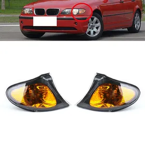 63137165859 Amber Car Front Left Side Turn Signal Indicator Corner Marker Light Lamp For BMW 3 Series E46 Sedan 1999-2005