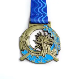 Özel metal logo hatıra spor koşu maraton sonlandırıcı çinko alaşım metal madalya onur için