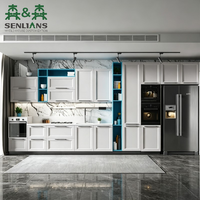 Meubles de cuisine modernes SLS Shaker sur mesure, design modulaire écologique, ensemble de meubles de cuisine intégrés de luxe