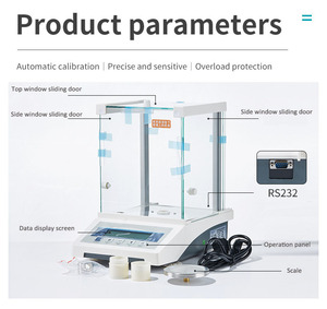 Balanza de equipos de laboratorio químico, balanza analítica electrónica automática, balanza de pesaje para laboratorio - Product Image 6