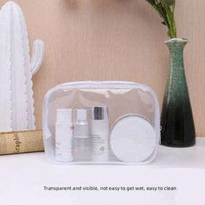 Bolsa de <span class=keywords><strong>Maquillaje</strong></span> de PVC Transparente Personalizada con Cierre y Logotipo para Viajes, Neceser con Cierre, Bolsa de Cosméticos de PVC Transparente, Bolsa de Viaje - Product Image 3