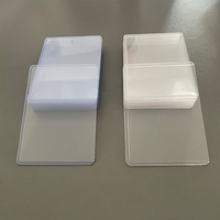 Porte-cartes de sport de jeu de Photo de Pvc dur direct d'usine charge latérale claire B8 chargeur supérieur chargeur supérieur avec Film de couverture