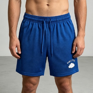 Pantalones Cortos Deportivos de Malla para Hombre, Personalizados, 100% Poliéster, Transpirables, para Gimnasio, Estilo Urbano, Marca Privada, Fabricante de Ropa Urbana - Product Image 3