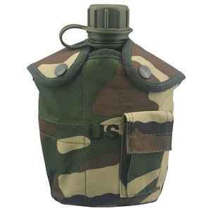 Botella de Agua, Cantimplora, Hervidor de Agua, Color Verde Oliva, Plástico con Funda de Poliéster, para Equipo de Defensa Personal, Muestra Gratuita - Product Image 5