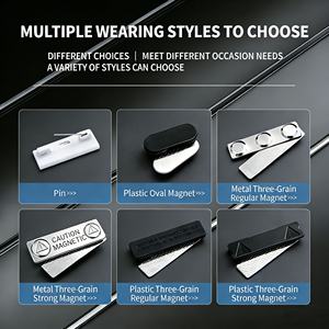 Etiquetas de Identificación de Plástico Blanco Reutilizables y Duraderas al por Mayor con Clip de Seguridad, Tarjeta de Inserción en Blanco para Estudiantes Universitarios y Personal, Logotipo Personalizado - Product Image 3