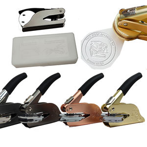 Sceau de gaufrage en plastique personnalisé personnalisé papier d'estampage <span class=keywords><strong>notaire</strong></span> cuir gaufrage sceau de timbre pour usage de bureau - Product Image 2