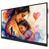 Monitor Inteligente Táctil Iboard Android 16 EDLA Certificado por Google, 8+128G, USB, WIFI, Inalámbrico, Panel de 86 Pulgadas para Reuniones Escolares