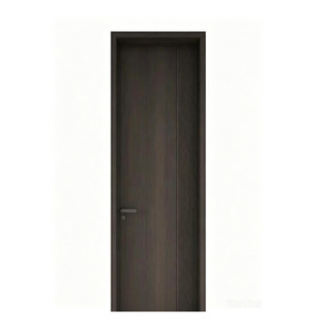 Puerta de madera sin pintar, puerta interior de madera, puerta con zócalo de WPC, puerta insonorizada para dormitorio, puerta tallada para baño - Product Image 2