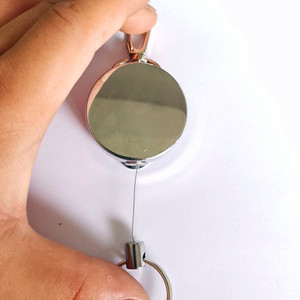 Porte-clés rétractable en fil métallique et nylon, durable, tactique, pour usage extérieur, anti-vol, anti-perte, léger (35g) - Product Image 3