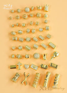 <span class=keywords><strong>ลูกปัด</strong></span>ทองเหลืองรูปมงกุฎ <span class=keywords><strong>ลูกปัด</strong></span>หกเหลี่ยม <span class=keywords><strong>ลูกปัด</strong></span>เชือก สำหรับทำสร้อยคอ สร้อยข้อมือ DIY เครื่องประดับ - Product Image 3