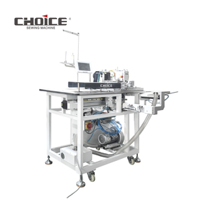 Máquina de Coser Industrial Automática de Cadena Plana GC-3586 de 2.5KW para Coser Bolsillos de Metal en Plantas de Fabricación - Product Image 3
