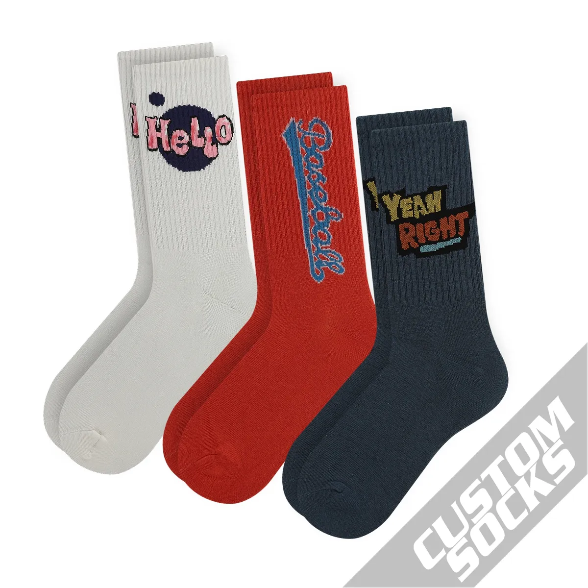 Miễn Phí Thiết Kế & Mock-Up Tùy Chỉnh Crew Người Đàn Ông Vớ Biểu Tượng Tùy Chỉnh Sox Người Đàn Ông Tùy Chỉnh Thực hiện Giản Dị Vớ Cotton