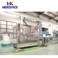 Nouvelle machine de remplissage entièrement automatique haute précision pour bouteilles en plastique/verre 2025 avec moteur électrique et roulement pour eau minérale pure