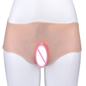 Support Drop Shipping Adult Shop With Realistic Pussy Strap on Pants for Male Real Vagina Pants Sissy Sex Toy - Product Image 1