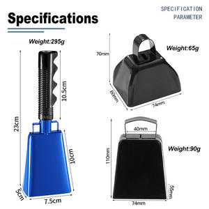 Campana Metálica IDEA GIFT con Logotipo Personalizado, Campanas de Animación para Estadios, Eventos Deportivos, Artesanía Metálica Promocional - Product Image 4