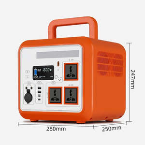 Estación de Energía Solar Portátil OEM ODM de Onda Sinusoidal Pura LiFePO4 de 1500W-5000W para Exteriores con Arrancador de Baterías - Product Image 2