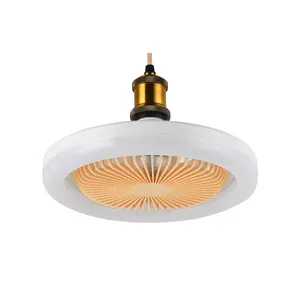 Phòng ngủ Dimmable vô hình thông minh điều khiển từ xa quạt trần không cánh dẫn quạt trần với ánh sáng