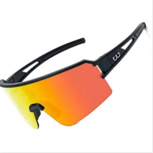 पूर्ण फ्रेम फ्लोटिंग कांच Polarized आउटडोर खेल धूप का चश्मा साइकल चलाना Eyewear