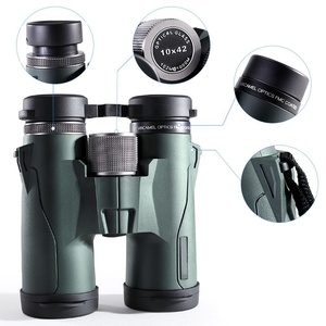Binoculares 8X42 10x42 Bak4 con prisma de techo, impermeables y resistentes a los golpes, para adultos, observación de aves, viajes y observación de estrellas - Product Image 1